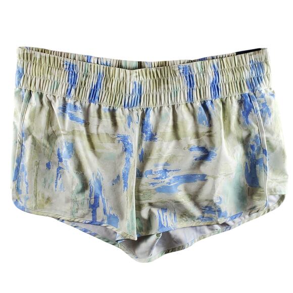 DSG Womens XXL High Rise Stride Short Torn Camo Faded‎ Olive Built in Brief New - Picture 1 of 6